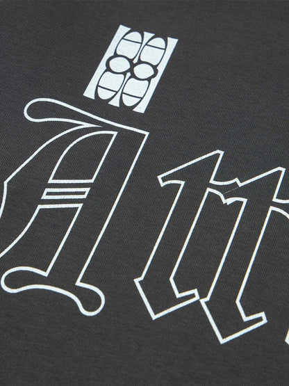 Retro Oil Painting Print T-shirt