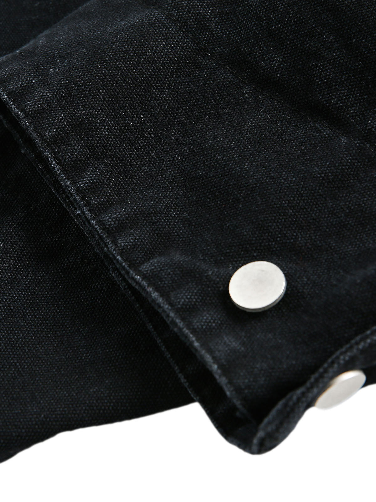Zerrissene Jeansjacke mit Farbverlauf in verwaschener Tinte