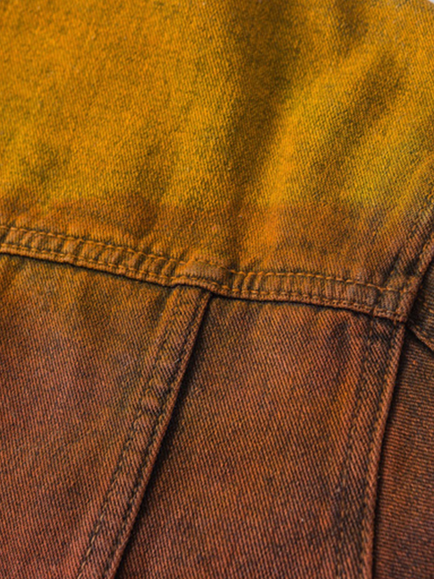 Thesupermade – High Street – Jeansjacke mit Sprühfarbe im Used-Look 