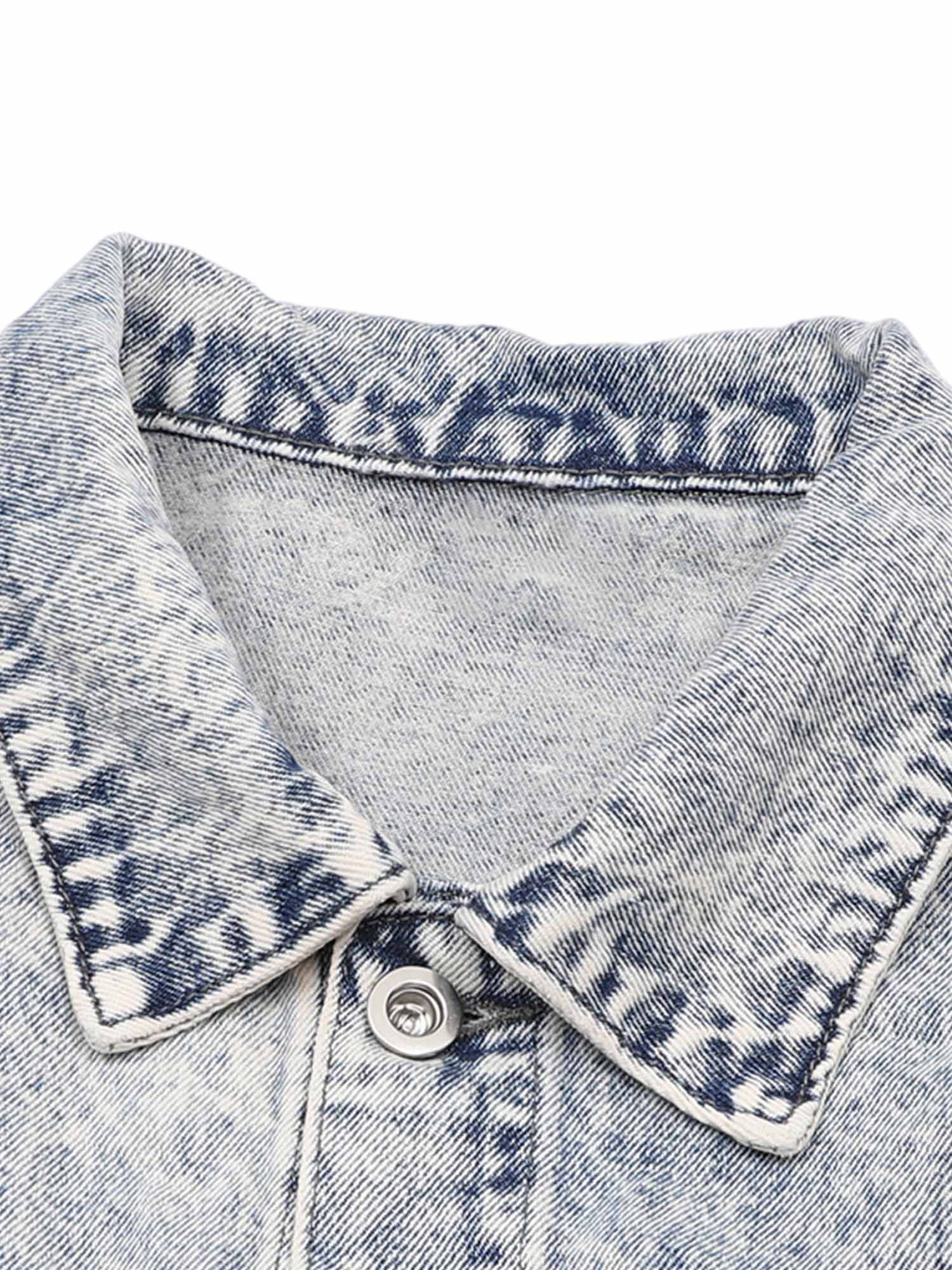 Thesupermade – Jeansjacke mit Thorn-Stickerei