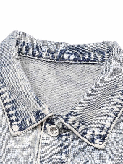 Thesupermade – Jeansjacke mit Thorn-Stickerei