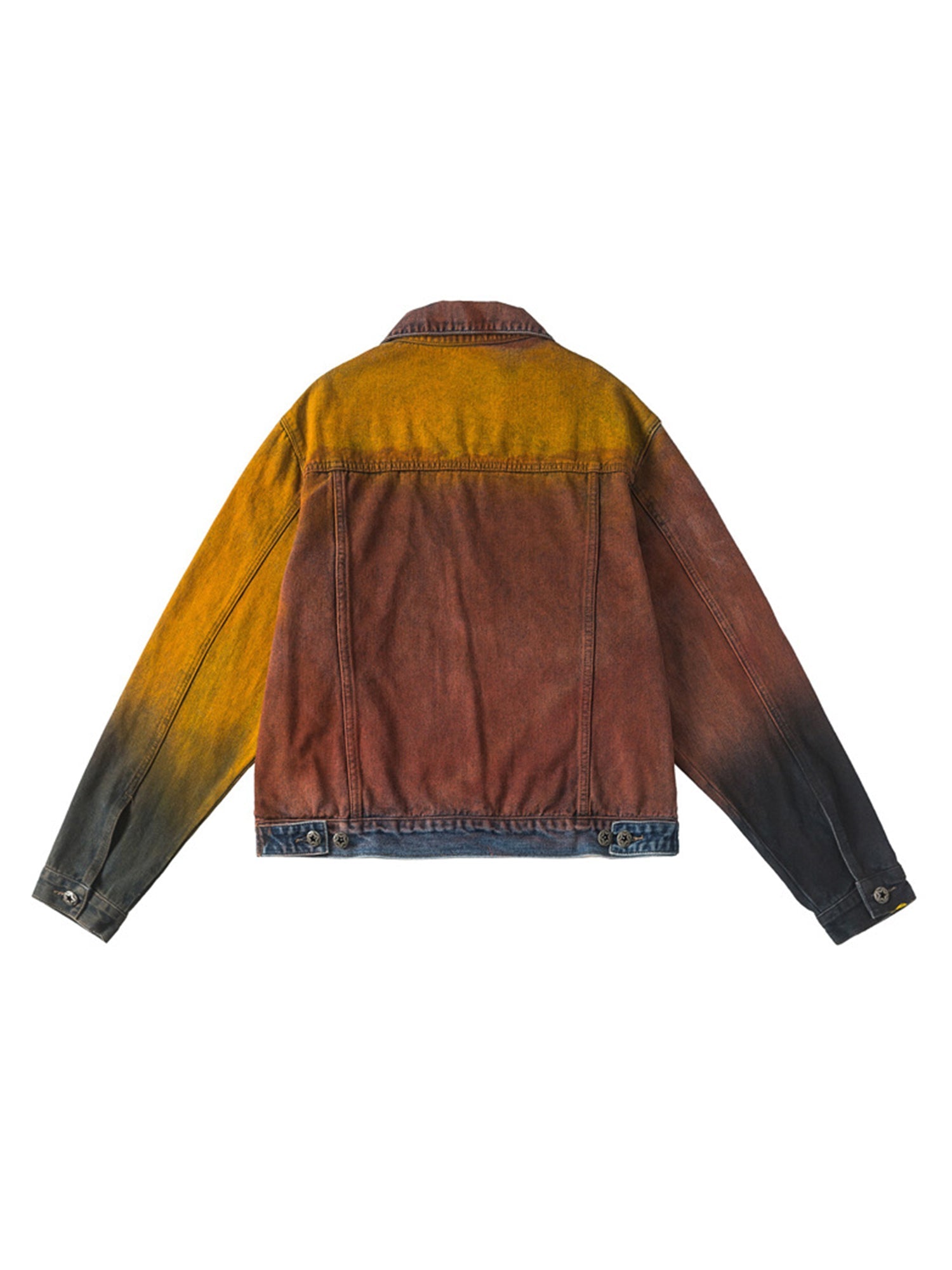 Thesupermade – High Street – Jeansjacke mit Sprühfarbe im Used-Look 