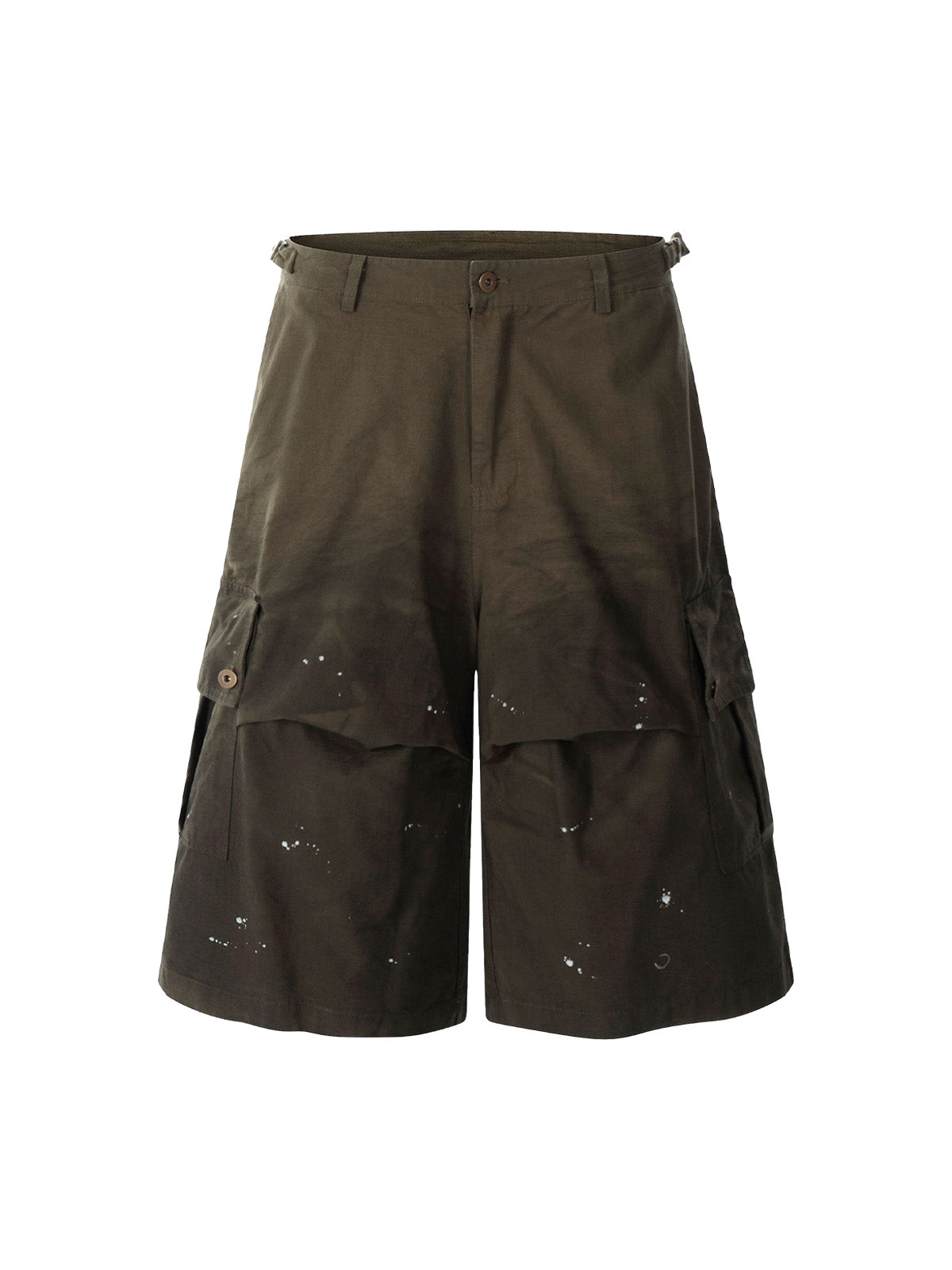 Dirty Dyed Distressed Cargo Jorts