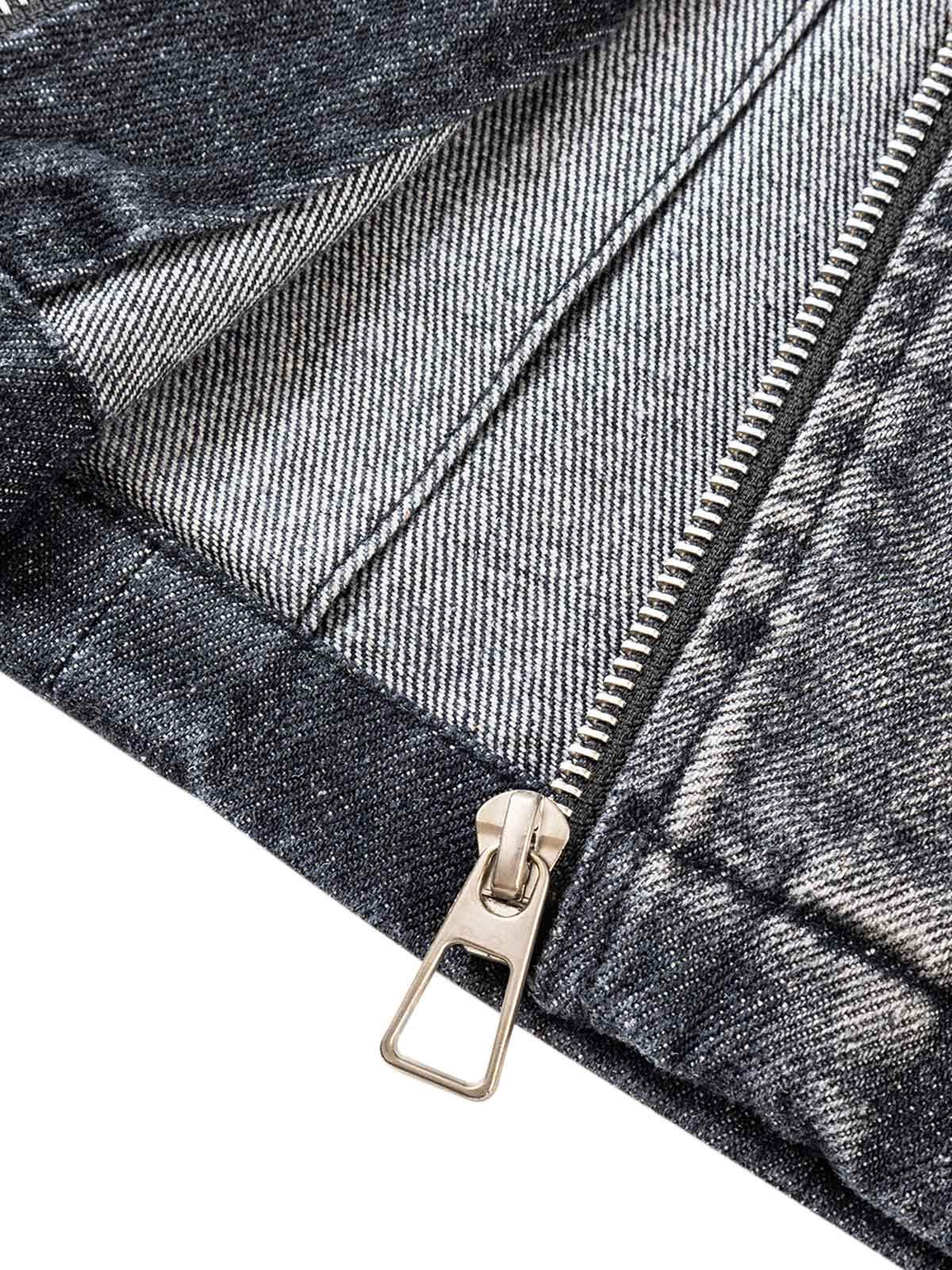 Thesupermade – Jeansjacke im verwaschenen Used-Look 