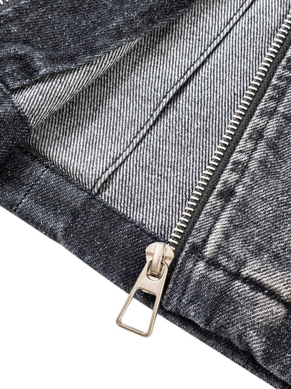 Thesupermade – Jeansjacke im verwaschenen Used-Look 