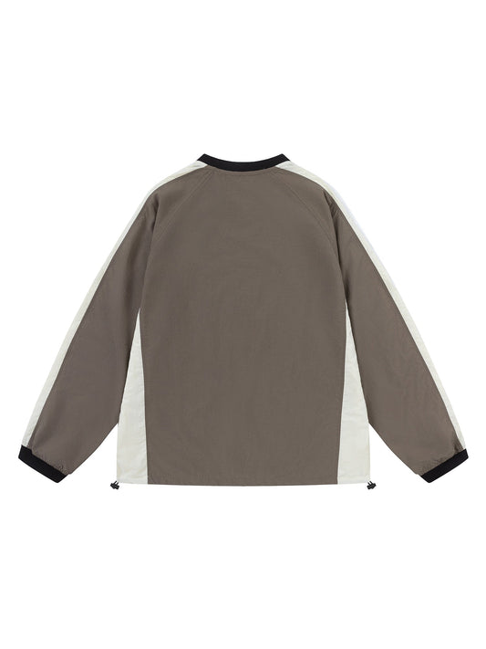 Thesupermade – Langärmliges Retro-Patchwork-T-Shirt von Thesupermade 