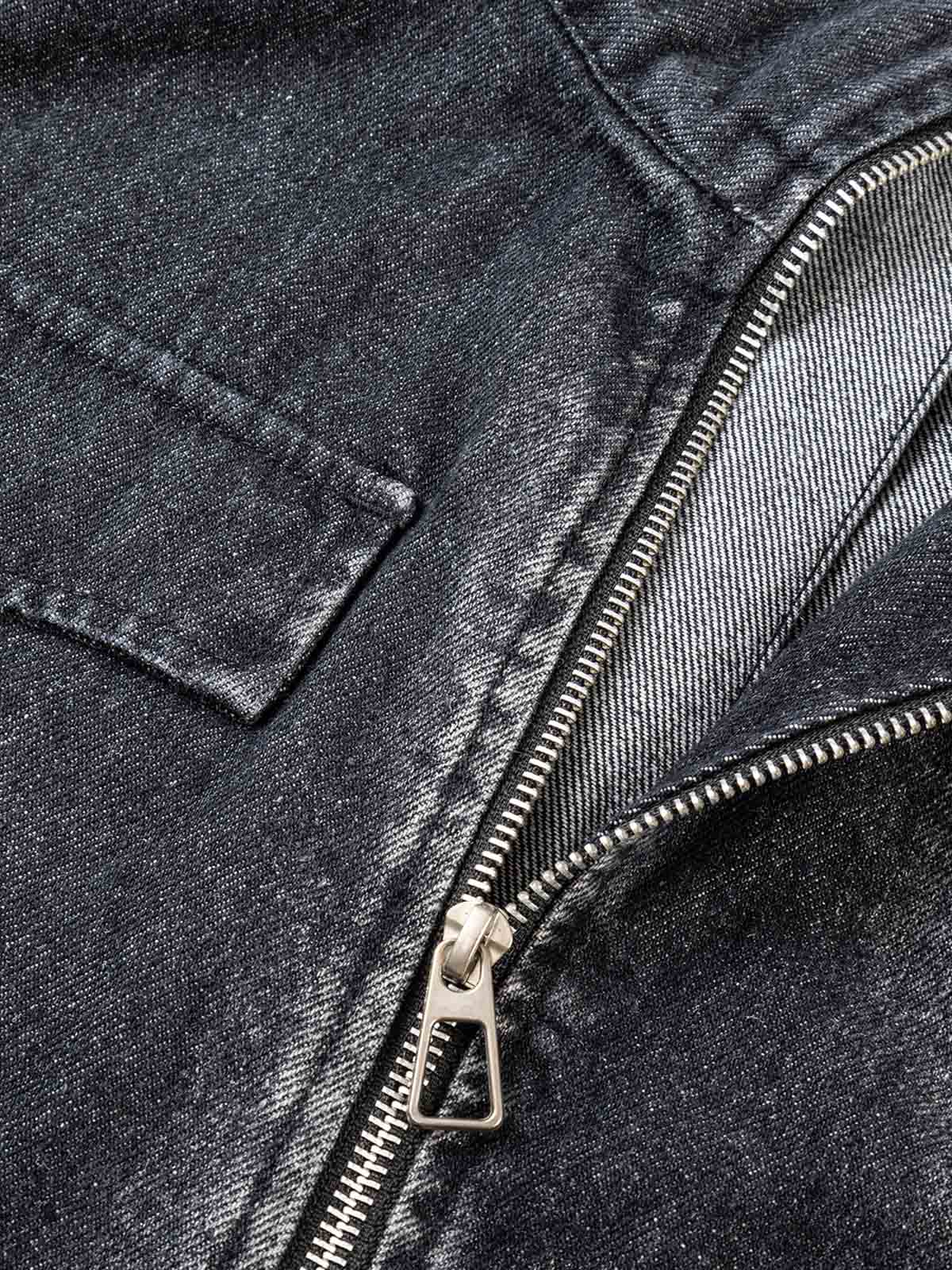 Thesupermade – Jeansjacke im verwaschenen Used-Look 