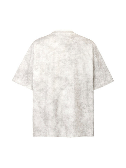 Vintage Cross Figure Print T-shirt