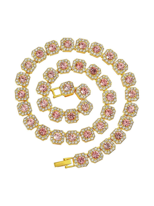 Thesupermade – Kubanische Halskette mit runden Diamanten