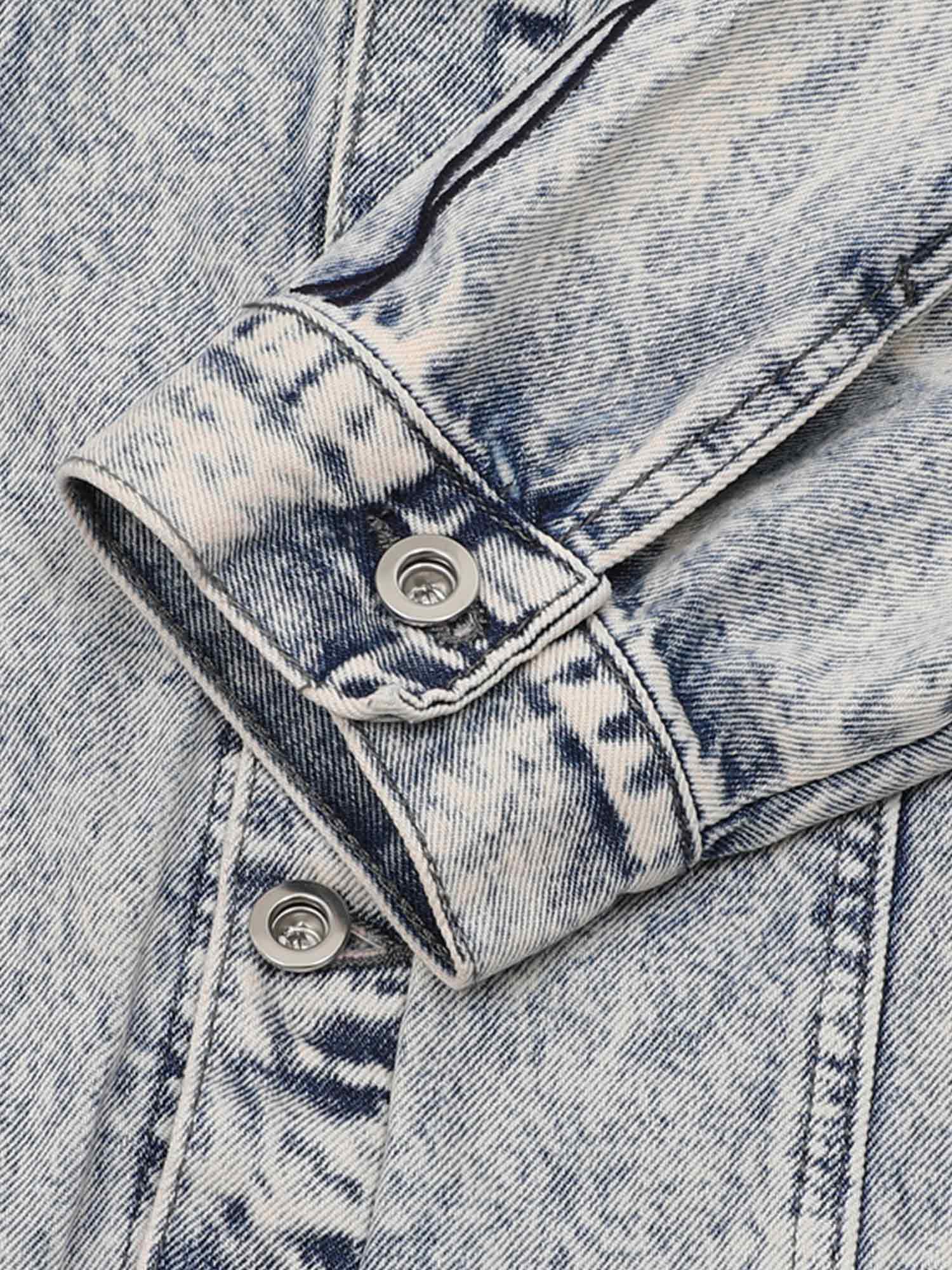 Thesupermade – Jeansjacke mit Thorn-Stickerei