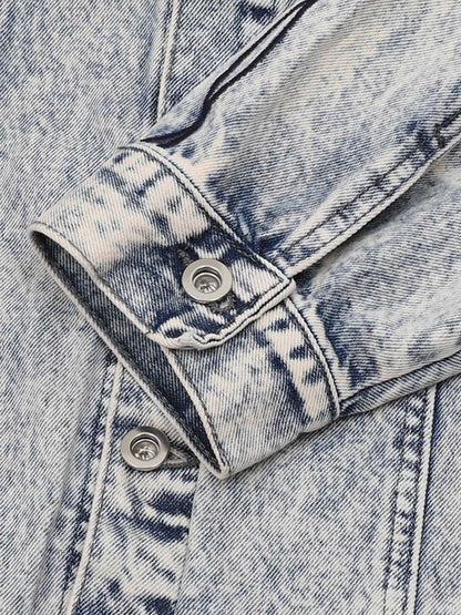 Thesupermade – Jeansjacke mit Thorn-Stickerei