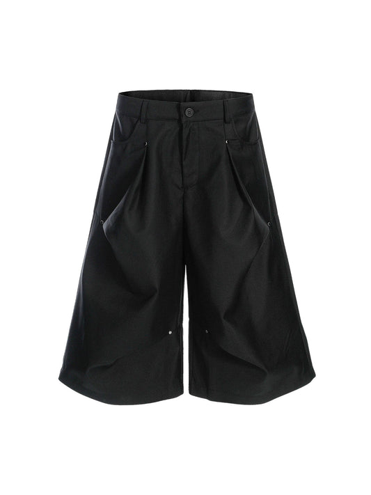 Cleanfit High Waist Baggy Cropped Trousers