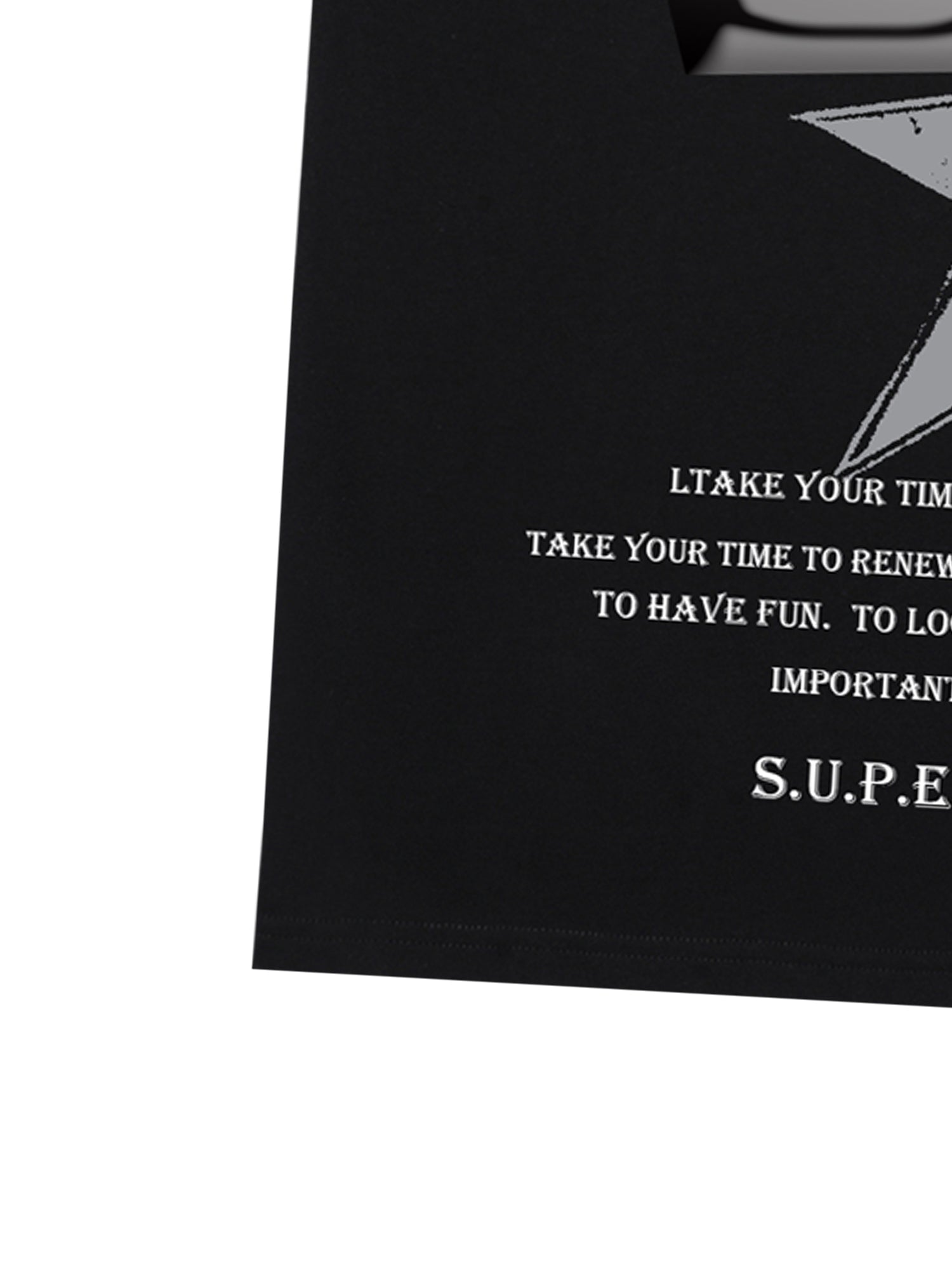 T-Shirt mit Logo-Print von Thesupermad 