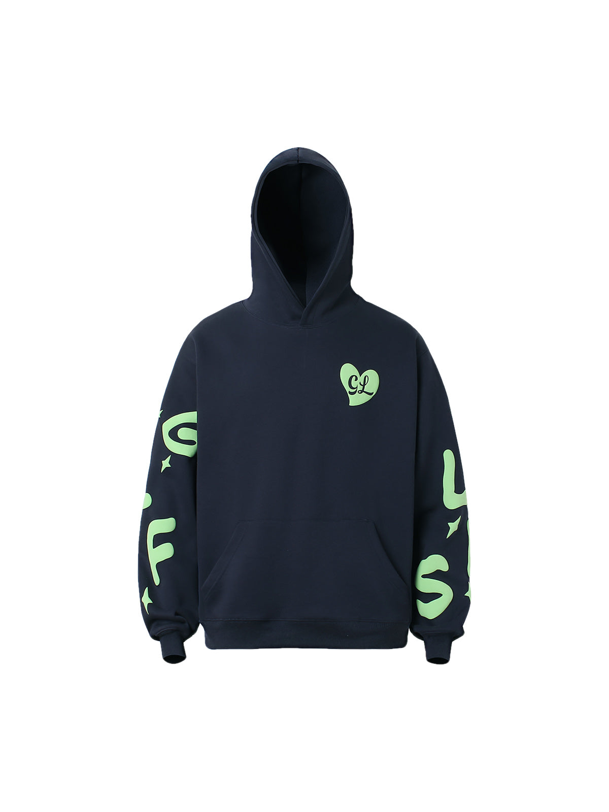 Thesupermade Schaumstoff-Hoodie mit Buchstaben