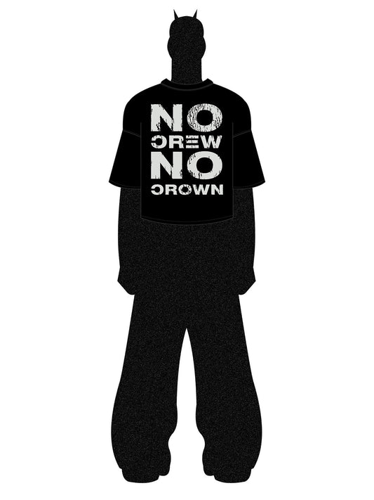 Originl No Crew No Crown Graphic T-Shirt