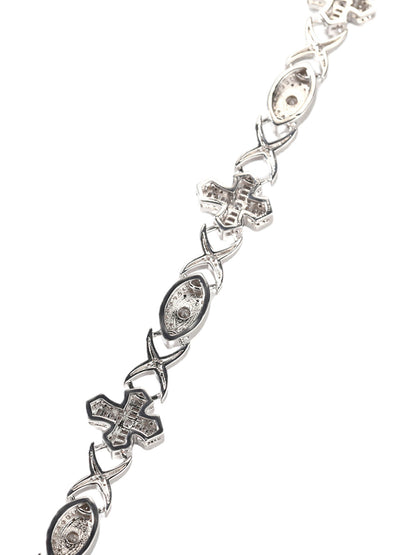 Evil Eye Kupfer Kreuz Armband