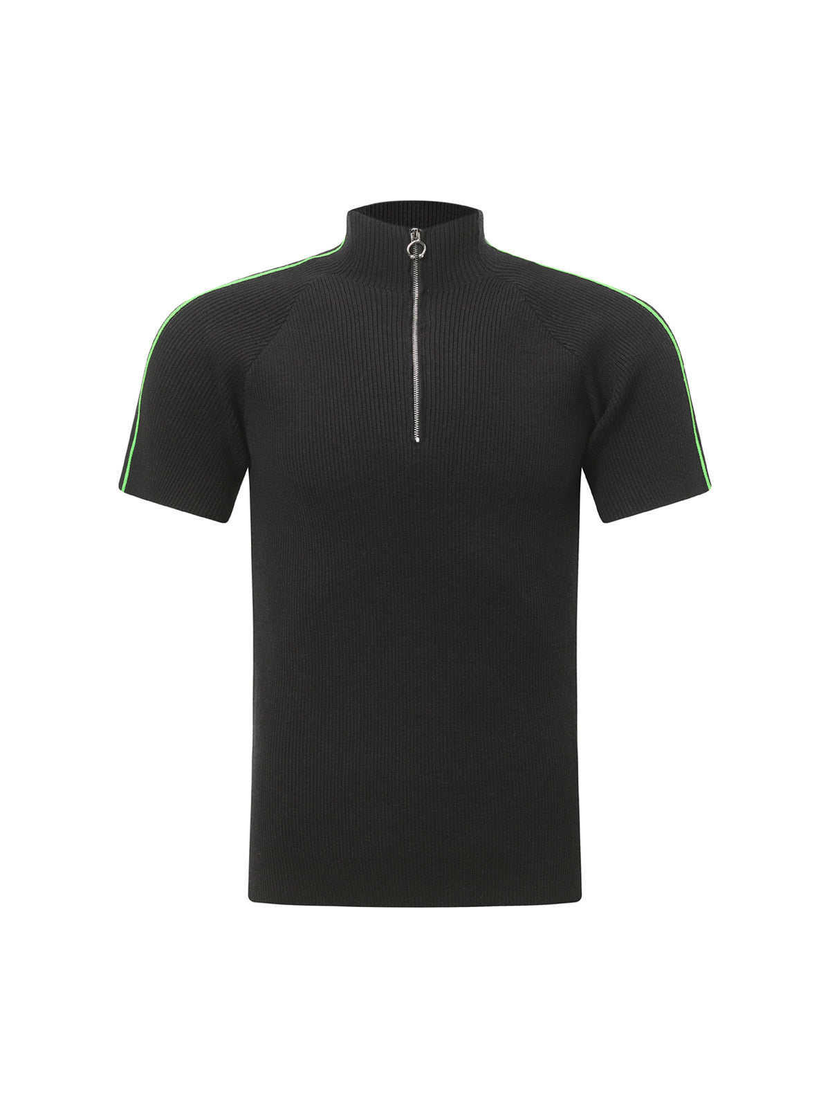 Retro Cleanfit Quarter Zip- Up T-Shirt