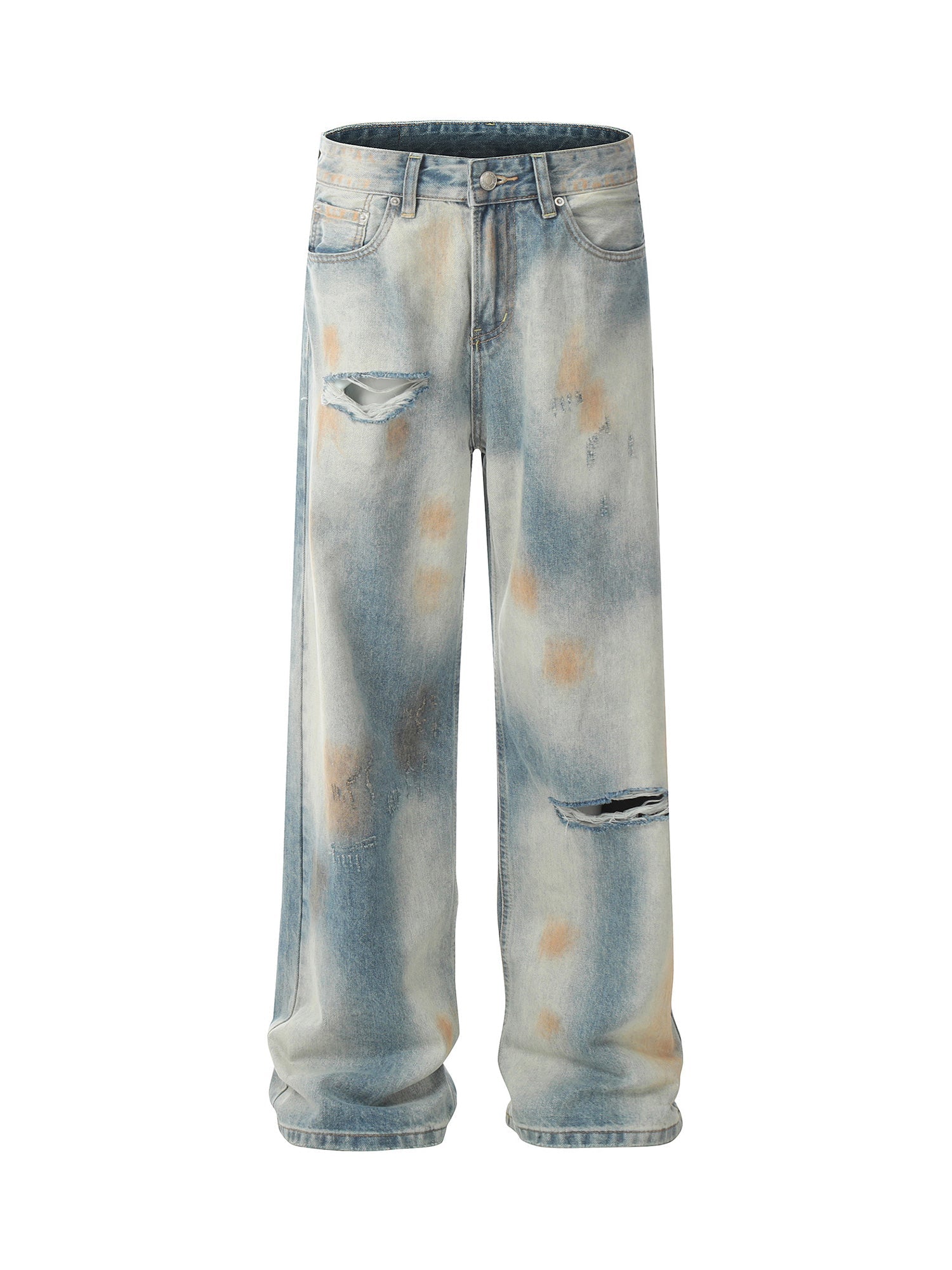 Thesupermade – Distressed-Street-Hip-Hop-Jeans 