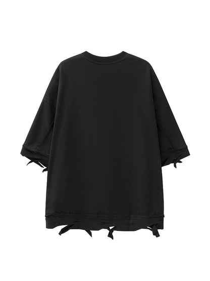Thesupermade – Oversize-T-Shirt mit Kettendekor – 2278