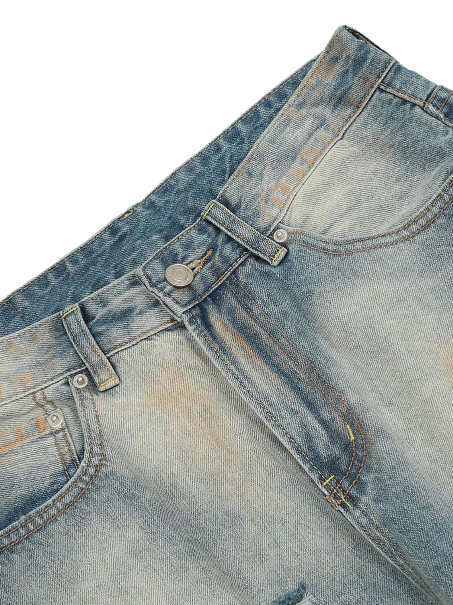 Thesupermade – Distressed-Street-Hip-Hop-Jeans 