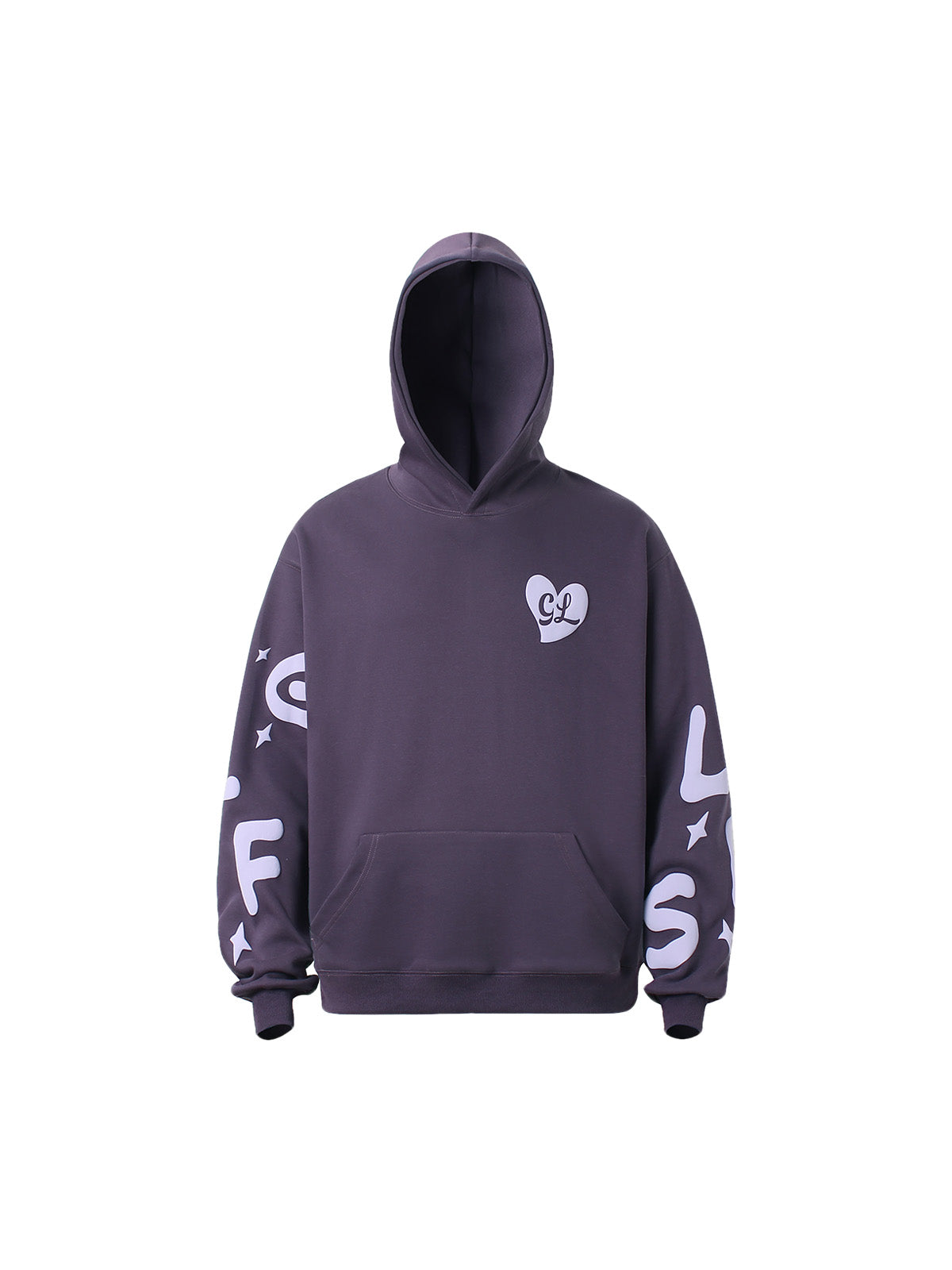Thesupermade Schaumstoff-Hoodie mit Buchstaben