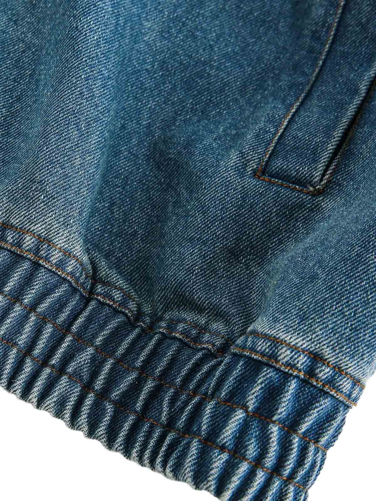 Arbeitsjacke aus schwerem, gewaschenem Denim