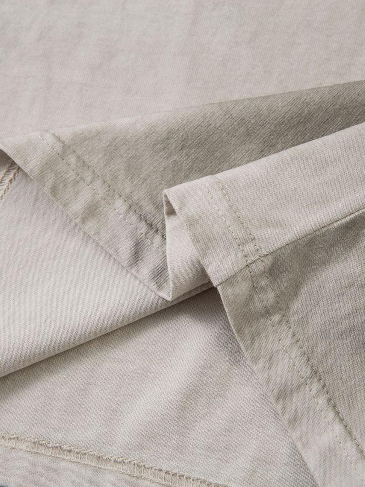 Dirty-Dyed Washed Crew Neck T-shirt