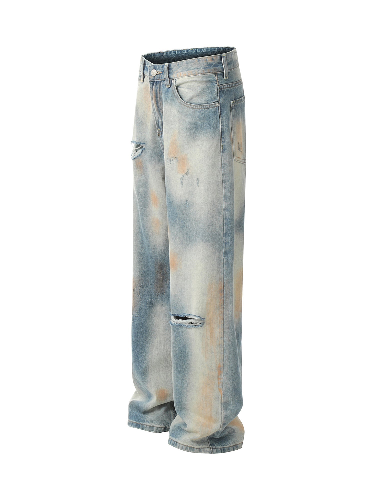 Thesupermade – Distressed-Street-Hip-Hop-Jeans 