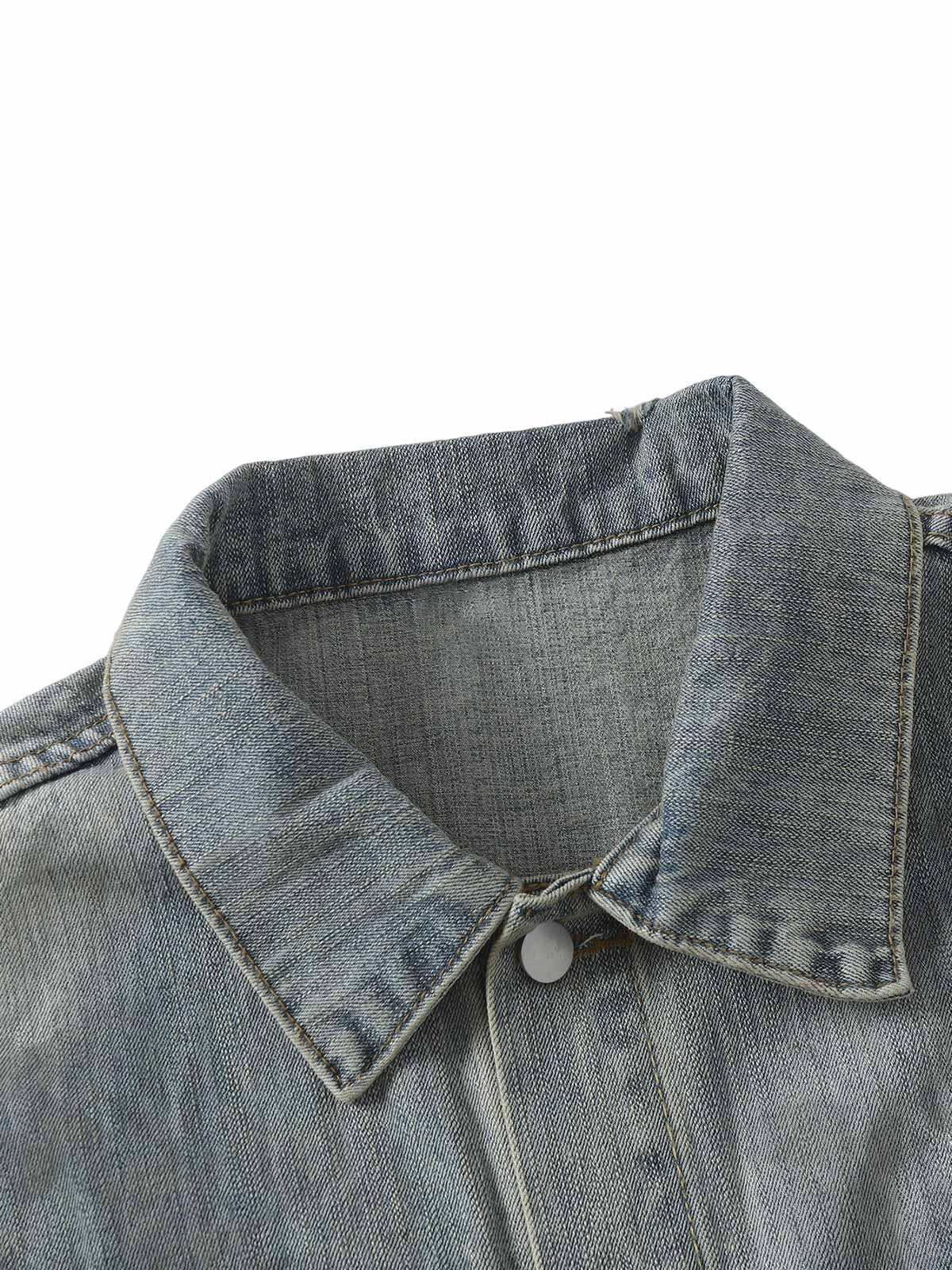 Totem-Jeansjacke im Retro-Waschstil