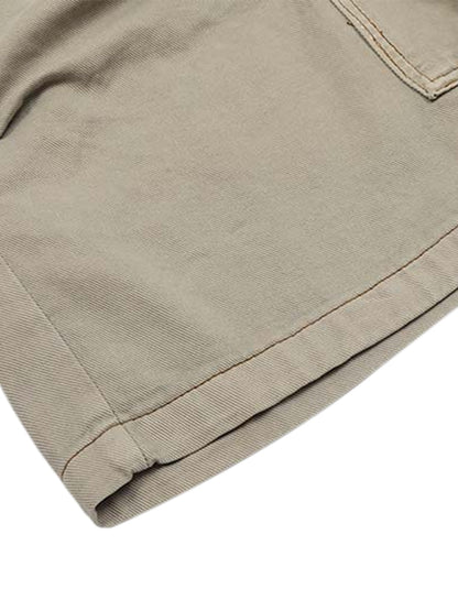 Thesupermade High Street Multi-pocket Workwear Casual Jorts
