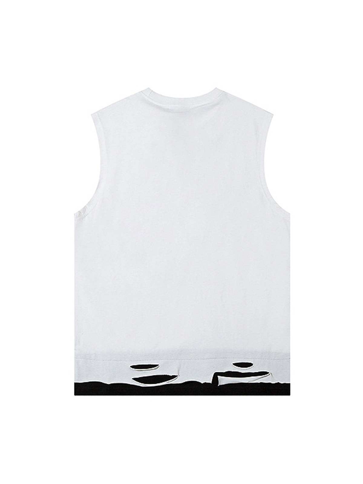Graphic Letter Chain Vest