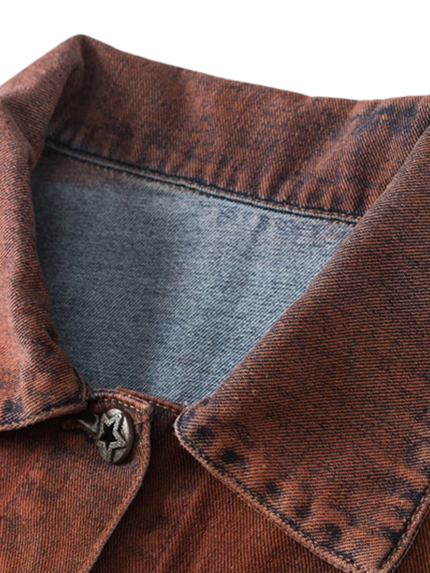 Thesupermade – High Street – Jeansjacke mit Sprühfarbe im Used-Look 
