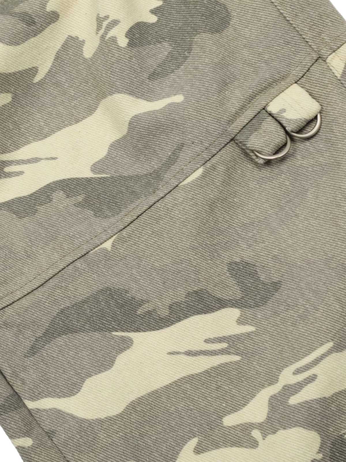Thesupermade Camouflage-Cargohose mit mehreren Taschen