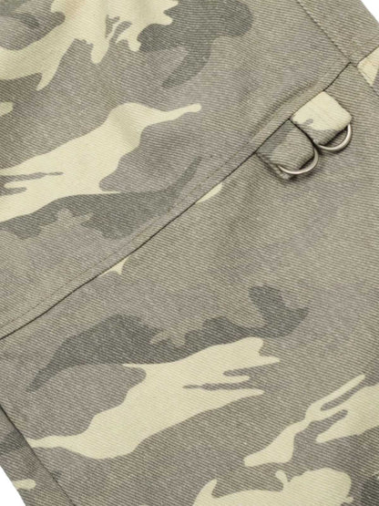 Thesupermade Camouflage-Cargohose mit mehreren Taschen