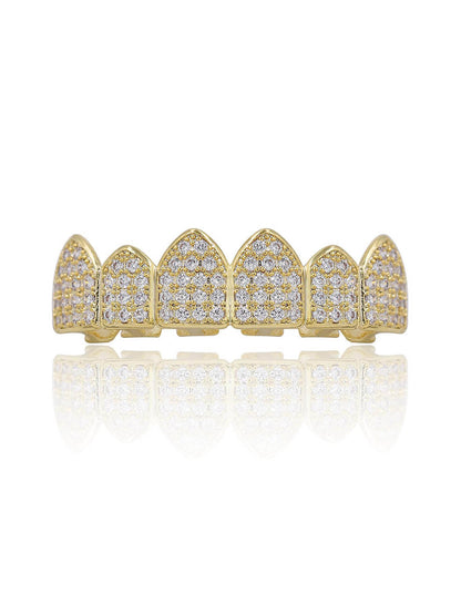 Vampire Teeth Zircon Braces