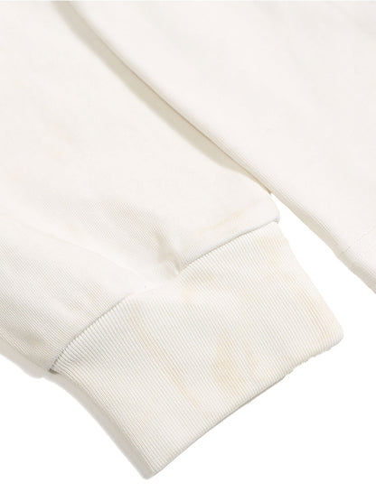 Thesupermade Distressed Hole Print Long-sleeved T-shirt