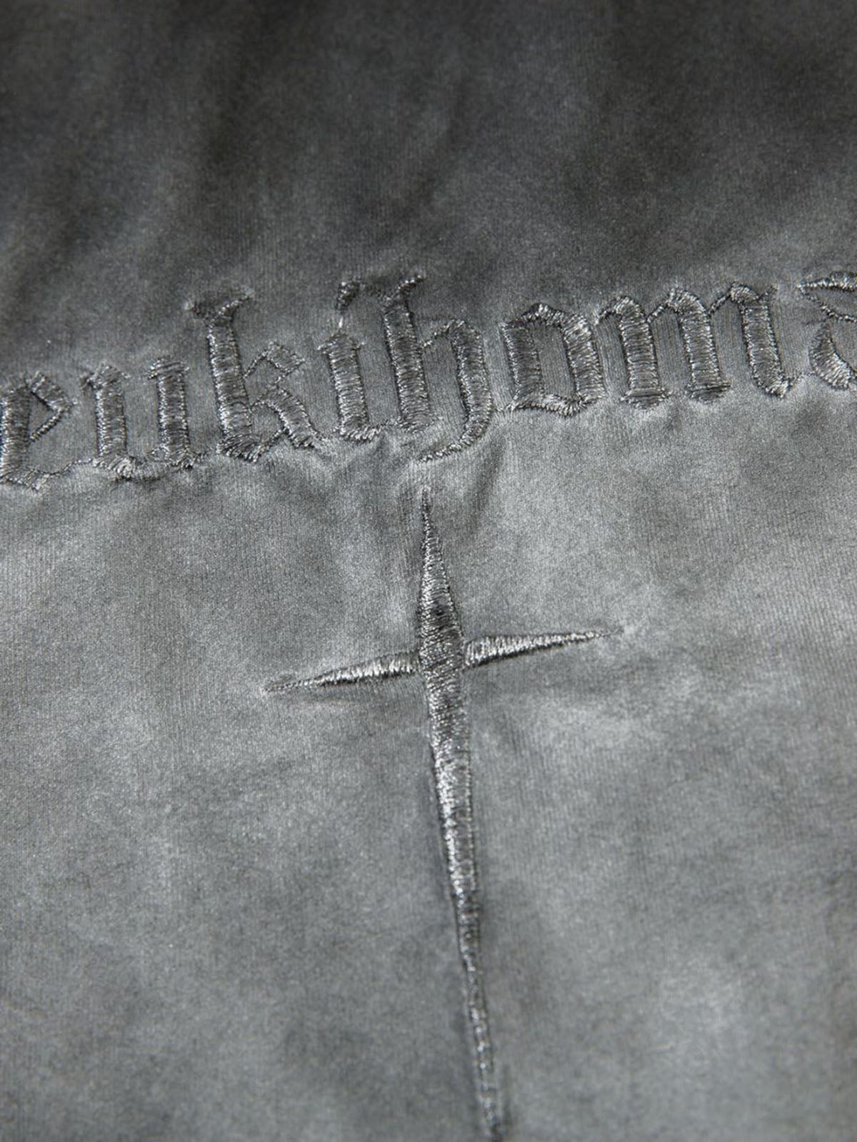 Oversized Cross and Studed T-Shirt