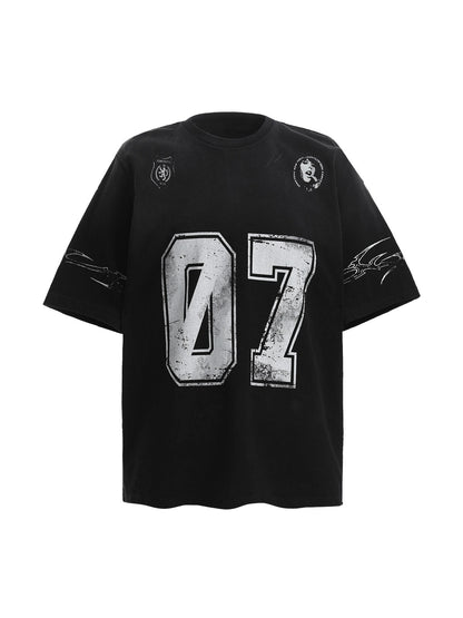 Gradient Graphic Jersey T-Shirt