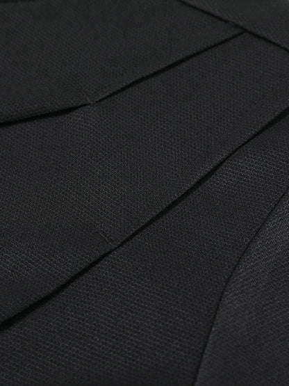 Classic Tailoring Pleated T-shirt