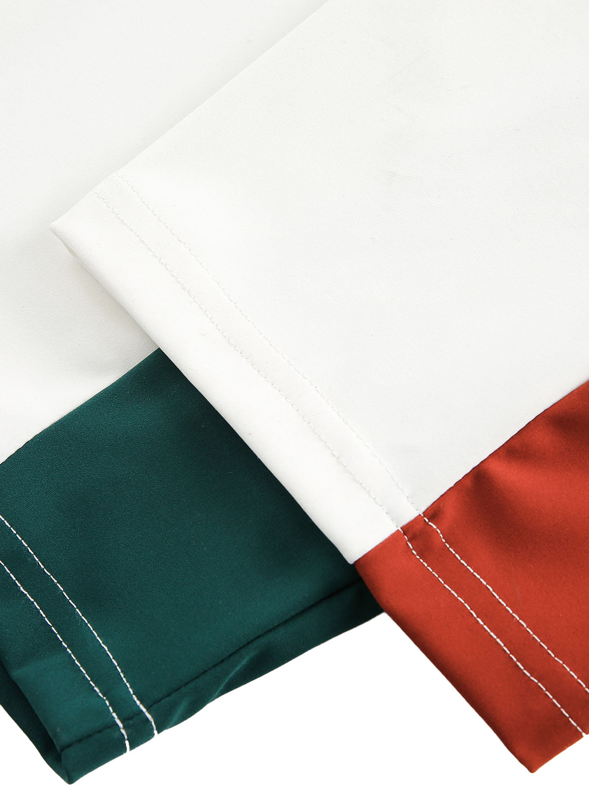 Langarm-T-Shirt aus Jersey mit kontrastfarbenen Nähten