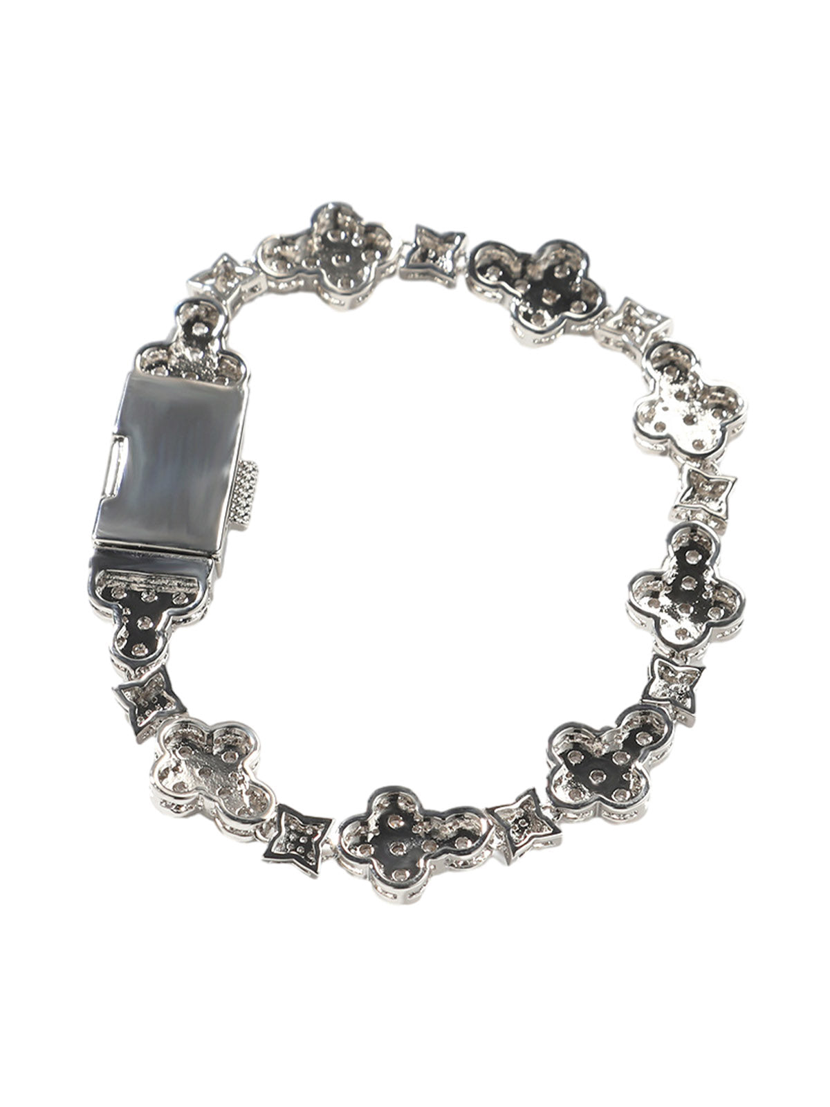 Zirkonia Evil Eye Kreuz Armband