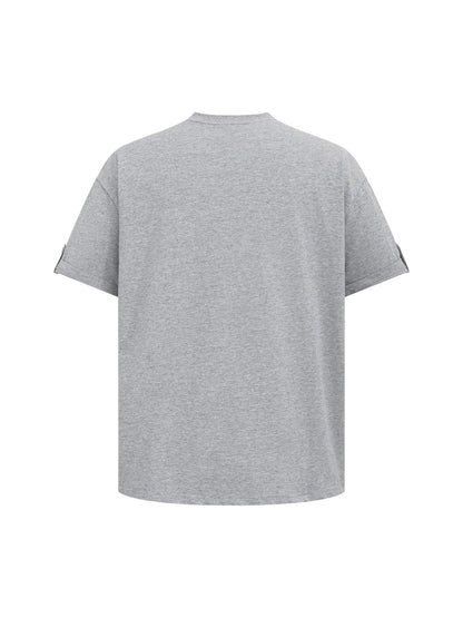 Retro Quilted Design T-shirt