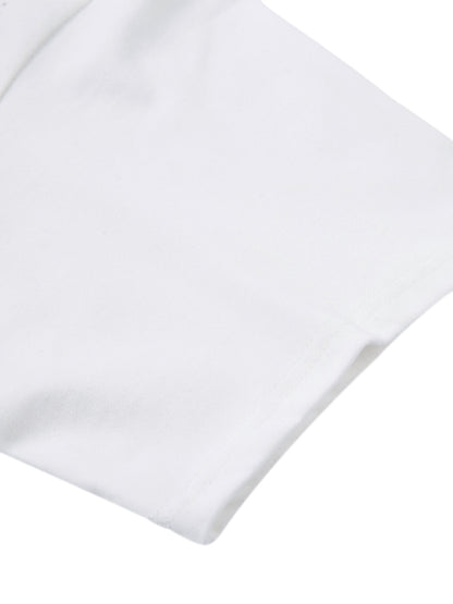 Retro Graffiti Lettering Short Sleeve T-shirt - 2341
