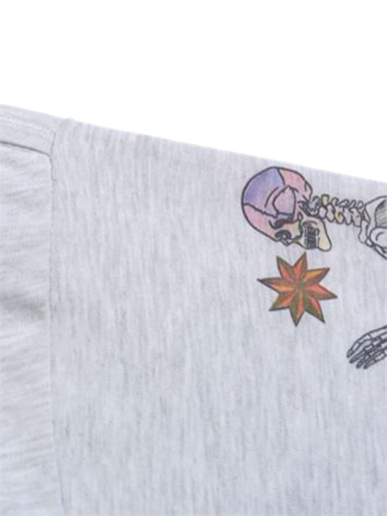 Thesupermade Langarm-T-Shirt mit amerikanischem High-Street-Graffiti 