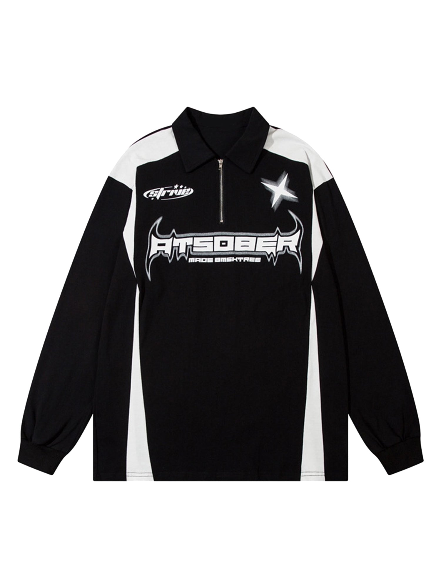 Thesupermade High Street Racing Langarm-Poloshirt – 1980 