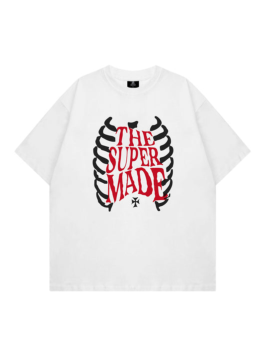 Thesupermade Skull Print T-shirt