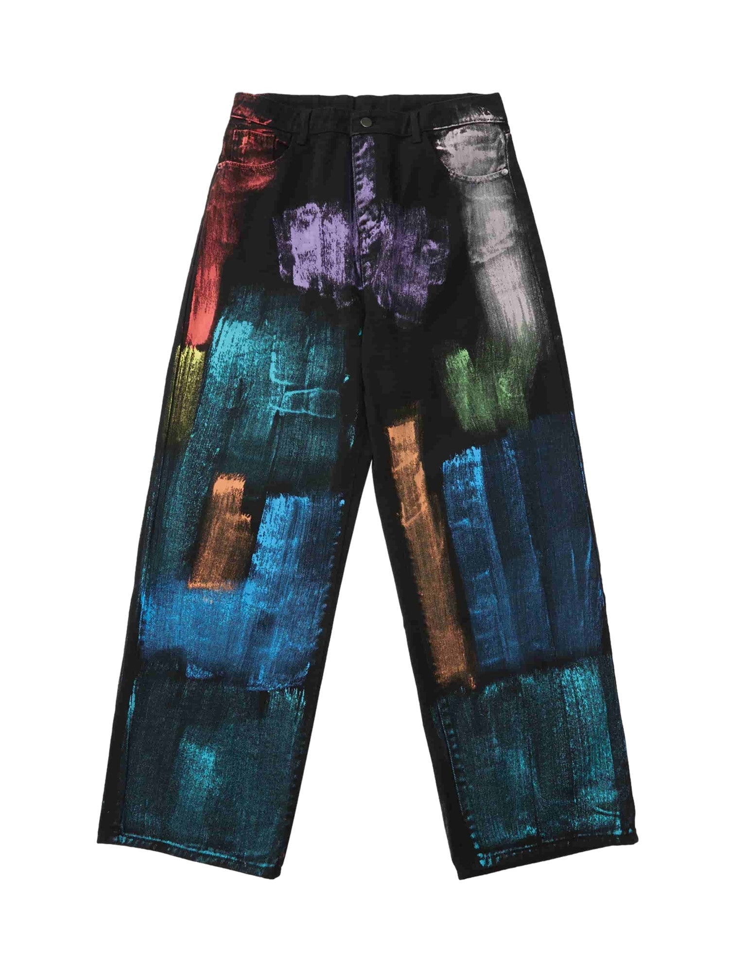 Thesupermade Jeans mit Aquarell-Print – 1582 
