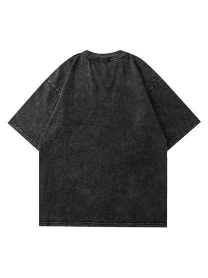 Thesupermade American Vintage Old Masked Hip-hop T-shirt