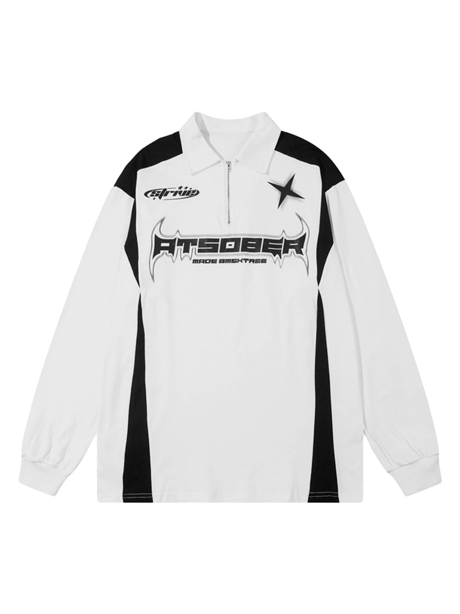 Thesupermade High Street Racing Langarm-Poloshirt – 1980 