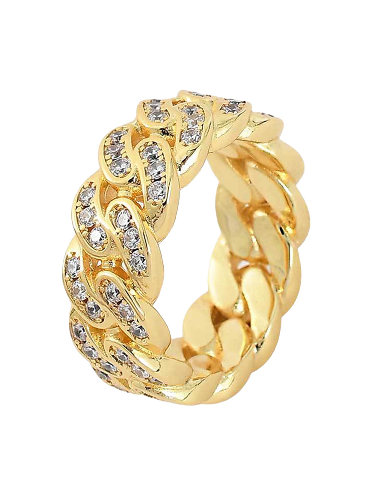 Thesupermade Hip Hop Zirkonia Ring - 1551 